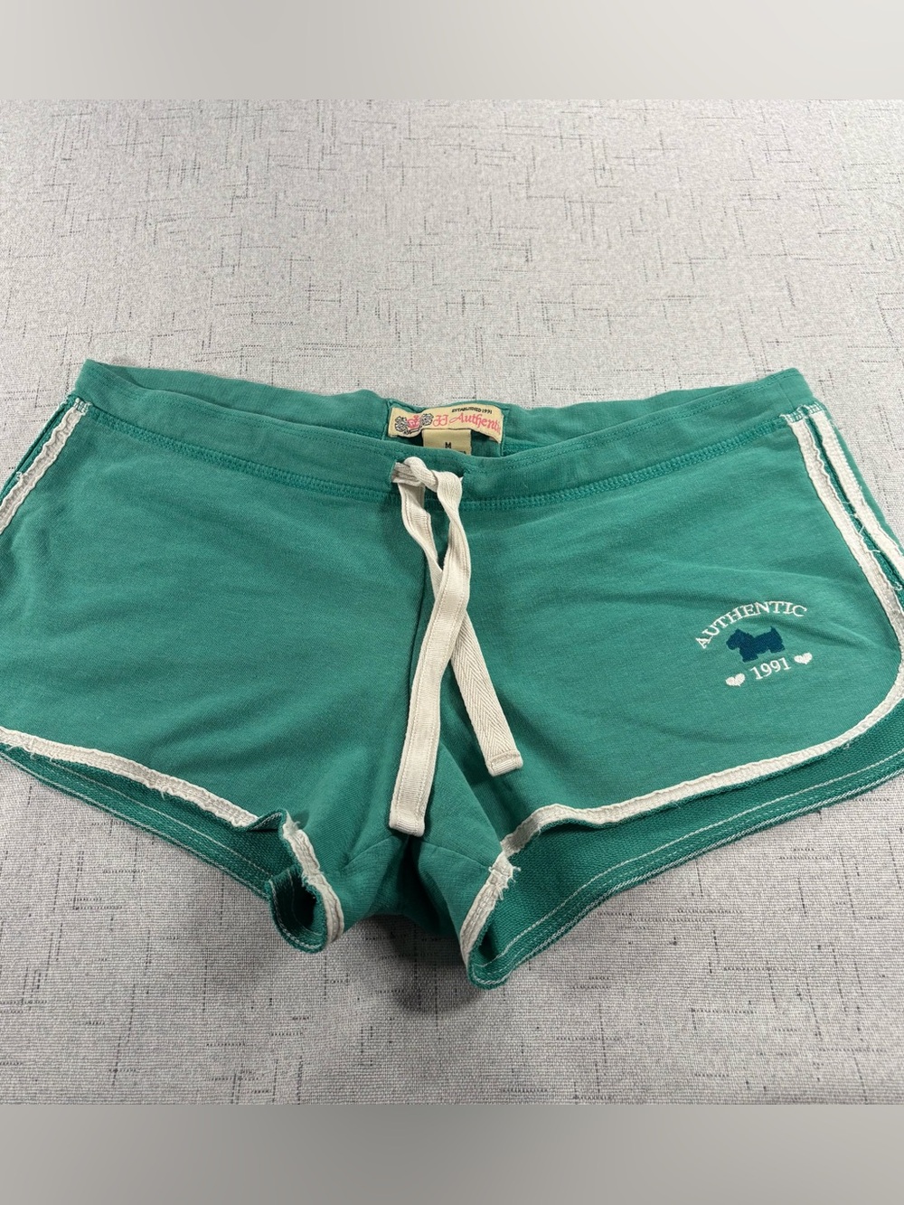 Y2k JJ Authentic Green Women's Athletic Shorts with Drawstring